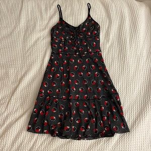 Gorgeous ideology corset dress | size XS | black with flowers 🌺